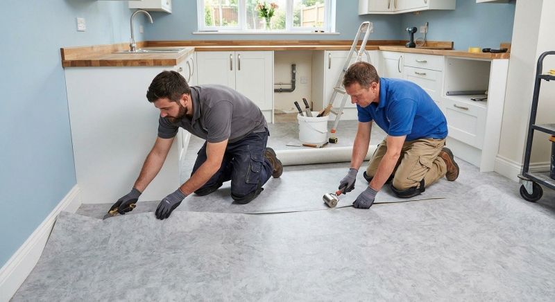 Sheet Linoleum Installation in Dallas County, TX