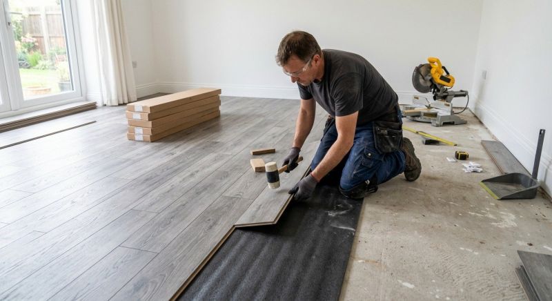 Laminate Floor Installation in Italy, TX