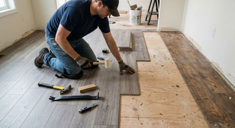 Laminate Floor Installation in Venus, TX