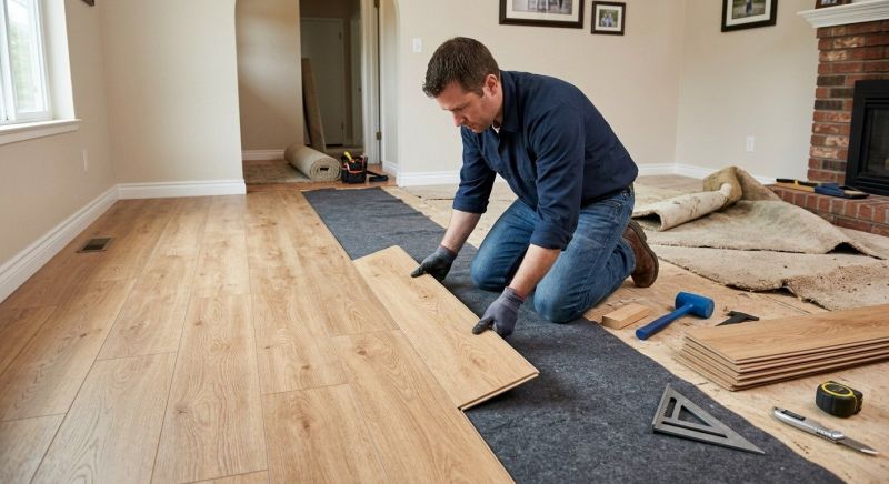 Laminate Floor Remodeling in Waxahachie, TX
