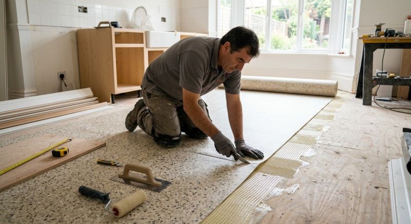 Linoleum Floor Installation in Cedar Hill, TX