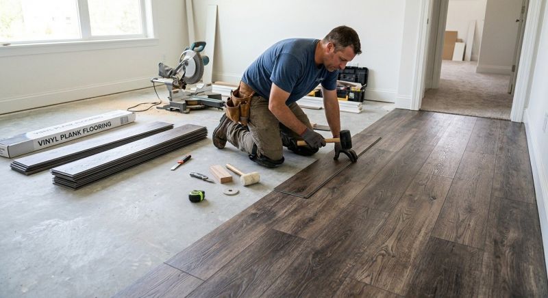Linoleum Floor Installation in Ennis, TX