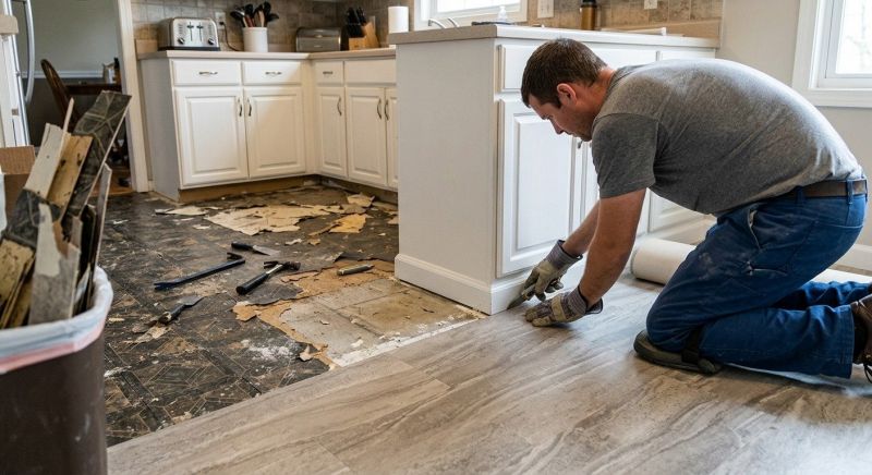 Linoleum Floor Installation in Waxahachie, TX