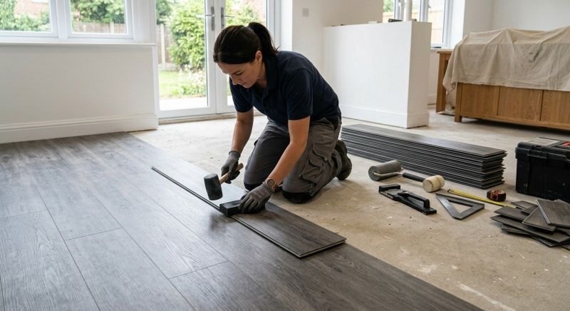 Luxury Vinyl Tile Installation in Ennis, TX