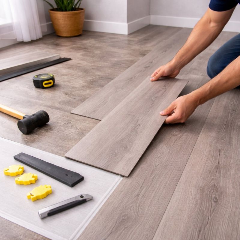 Luxury Vinyl Tile Installation in Venus, TX