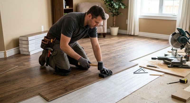 Plank Laminate Installation in Waxahachie, TX