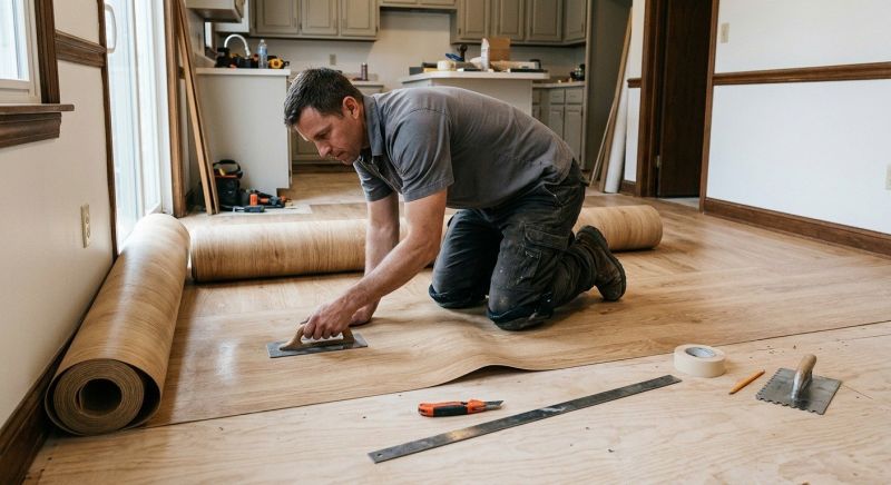 Sheet Flooring Installation in Ennis, TX