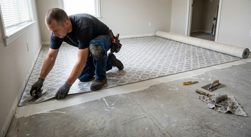 Sheet Flooring Installation in Waxahachie, TX