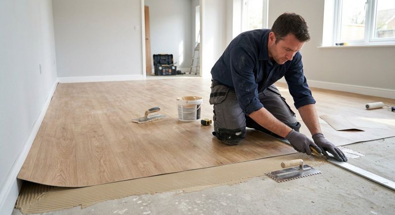 Sheet Flooring Installation in Venus, TX