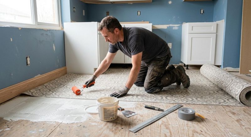 Sheet Linoleum Installation in Duncanville, TX
