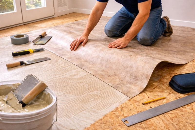 Sheet Vinyl Installation in Waxahachie, TX