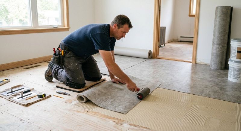 Sheet Vinyl Installation in Mansfield, TX