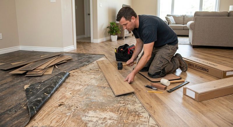 Vinyl Flooring Installation in Mansfield, TX