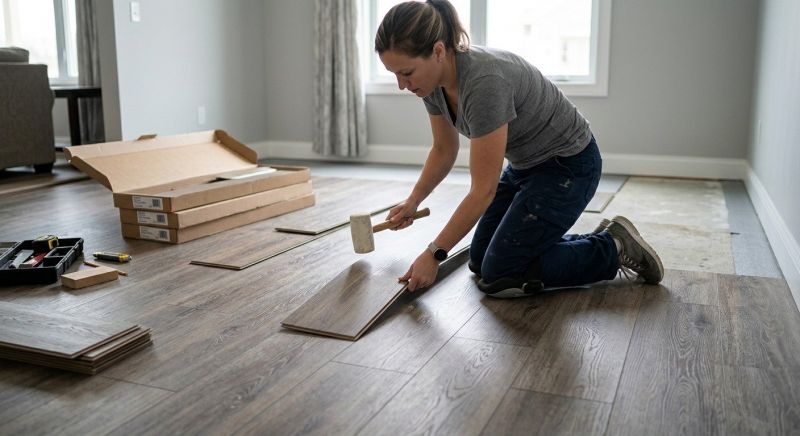 Vinyl Plank Floor Installation in Waxahachie, TX