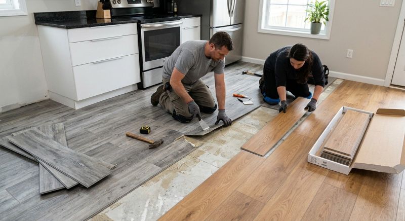 Vinyl Tile Replacement in Waxahachie, TX