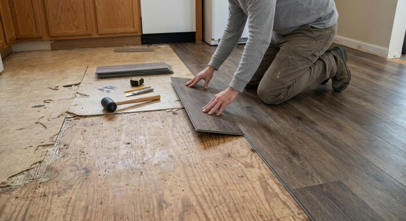 Vinyl Tile Replacement in Waxahachie, TX